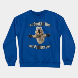 Hugging Quokka Crewneck Sweatshirt